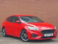 Used Ford Focus ST-Line 125 HP (91 kW) 2021 Red Hatchback