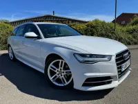 Used Audi A6 S-Line 190 HP (139 kW) 2018 White Estate