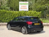 Used Mercedes A180 AMG line 122 HP (89 kW) 2017 Black Hatchback