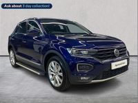 Used VW T-Roc SEL 150 HP (110 kW) 2018 Blue SUV