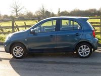 Usado Nissan Micra Acenta 2015 Azul Citadino
