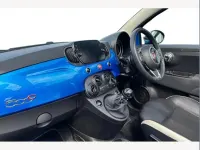 Used Fiat 500 Mirror 68 HP (50 kW) 2018 Blue Cabriolet
