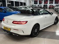 Used Mercedes E220 AMG line 194 HP (142 kW) 2018 White Cabriolet