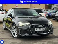 Used Audi A3 Sportback S-Line 2020 Black Hatchback