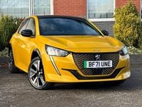 Used Peugeot e-208 GTi 100 kW (136 HP) 2021 Yellow Hatchback