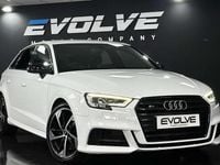 Begagnad Audi S3 Sportback Black Edition 2019 Vit Halvkombi