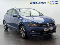 Used VW Polo Match 95 HP (69 kW) 2021 Blue Hatchback