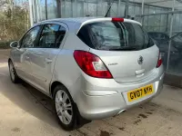 Used Vauxhall Corsa Design Edition 90 HP (66 kW) 2007 Silver Hatchback