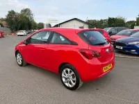 Used Vauxhall Corsa 70 HP (51 kW) 2015 Red Hatchback