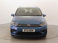 Used VW Touran R-line 150 HP (110 kW) 2021 Blue MPV