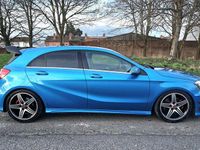 Used Mercedes A250 AMG 2014 Blue Hatchback