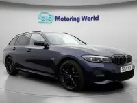 Begagnad BMW 330e M Sport 292 HK (214 kW) 2021 Blå Kombi