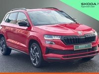 Used Skoda Karoq SportLine 147 HP (108 kW) 2025 Velvet red metallic SUV