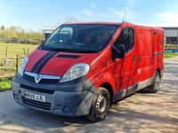 Used Vauxhall Vivaro 90 HP (66 kW) 2009 Red MPV