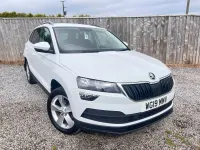 Gebraucht Skoda Karoq SE 150 PS (110 kW) 2019 Weiß SUV