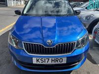 Begagnad Skoda Fabia Colour Edition 90 HK (66 kW) 2017 Blå Halvkombi