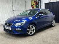 Used Seat Leon FR 125 HP (91 kW) 2018 Blue Hatchback