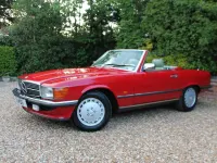 Used Mercedes SL300 1989 Red Cabriolet