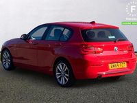 Used BMW 118 Sport Line 136 HP (100 kW) 2015 Red Hatchback