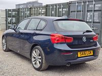 Used BMW 116 Sport Line 116 HP (85 kW) 2016 Blue Hatchback