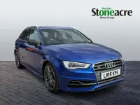 Used Audi S3 Sportback Comfort 300 HP (220 kW) 2015 Blue Hatchback