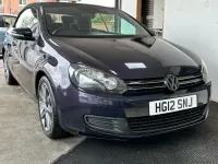 Used VW Golf Cabriolet SE 2012 Purple Cabriolet