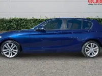Used BMW 118 Sport Line 136 HP (100 kW) 2015 Blue Hatchback