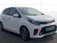 Used Kia Picanto GT-Line S 83 HP (61 kW) 2017 White Hatchback