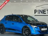 Used Peugeot 208 GT-line 100 HP (73 kW) 2020 Blue Hatchback