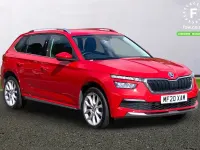 Used Skoda Kamiq SE L 116 HP (85 kW) 2020 Red SUV