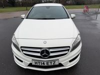Used Mercedes A200 AMG 136 HP (100 kW) 2014 White Hatchback