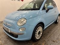 Used Fiat 500 Lounge 69 HP (50 kW) 2012 Blue Hatchback