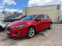 Used Vauxhall Astra SRi 150 HP (110 kW) 2017 Red Hatchback