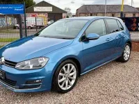 Used VW Golf VII GT 150 HP (110 kW) 2014 Blue Hatchback