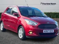 Used Ford Ka Plus Zetec 85 HP (62 kW) 2017 Red Hatchback