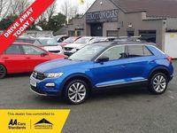 Used VW T-Roc Design 115 HP (84 kW) 2018 Blue SUV
