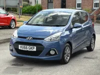 Used Hyundai i10 Premium 2016 Blue Hatchback
