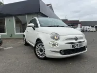 Used Fiat 500 Lounge 85 HP (62 kW) 2019 White Hatchback