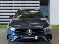 Used Mercedes A180 AMG Line Premium Plus 136 HP (100 kW) 2022 Blue Sedan
