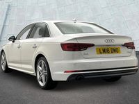 Used Audi A4 S-Line 147 HP (108 kW) 2018 White Sedan