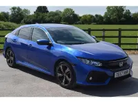 Used Honda Civic SR 129 HP (94 kW) 2017 Blue Hatchback