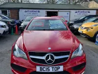 Used Mercedes E250 AMG line 2015 Red Coupe