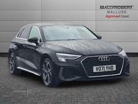 Used Audi A3 S-Line 116 HP (85 kW) 2021 Black Sedan