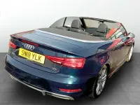 Used Audi A3 Cabriolet S-Line 110 HP (80 kW) 2018 Blue Cabriolet