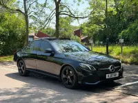 Used Mercedes E220 Premium 2017 Black Sedan