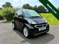 Used Smart ForTwo Cabrio Passion 71 HP (52 kW) 2014 Black Cabriolet