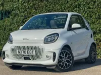 Used Smart ForTwo Electric Drive Prime Exclusive 60 kW (82 HP) 2020 White Cabriolet
