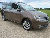 Used VW Sharan SEL 170 HP (125 kW) 2012 Brown MPV