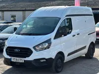 Used Ford Transit Custom 105 HP (77 kW) 2019 White Van