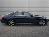 Used Mercedes E350 AMG line 295 HP (216 kW) 2018 Blue Sedan